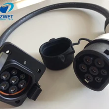 ZWET GBT18487-/EVSE EV Тип 2 разъем в Тип 2 вилка Chinase заправочный штуцер/длина кабеля 1 м высокое качество