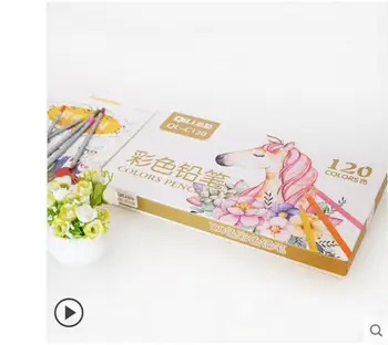 

72/120 Non-toxic oily Color Pencils Coloured Drawing Pencil Set Art Supplies hand drawing for children adult color fill pencil