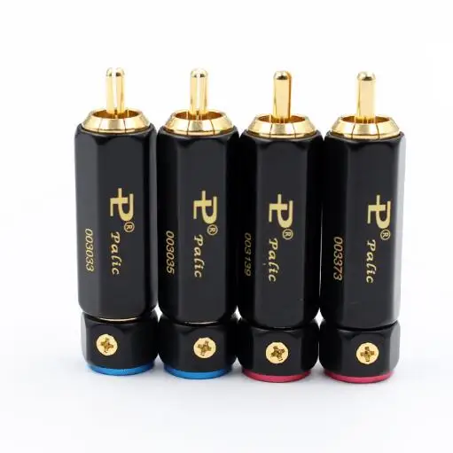 Бесплатная доставка 10 шт./лот высококачественный разъем RCA Pailiccs позолоченный