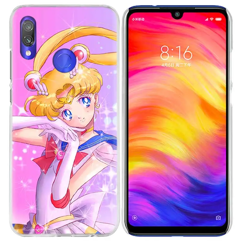 Чехол для телефона Sailor Moon Аниме Girl для Xiao mi Red mi Go Note 7 6 6A Pro S2 5 5A 4X mi A1 A2 9 mi x 3 5G 8 lite Play - Цвет: 09