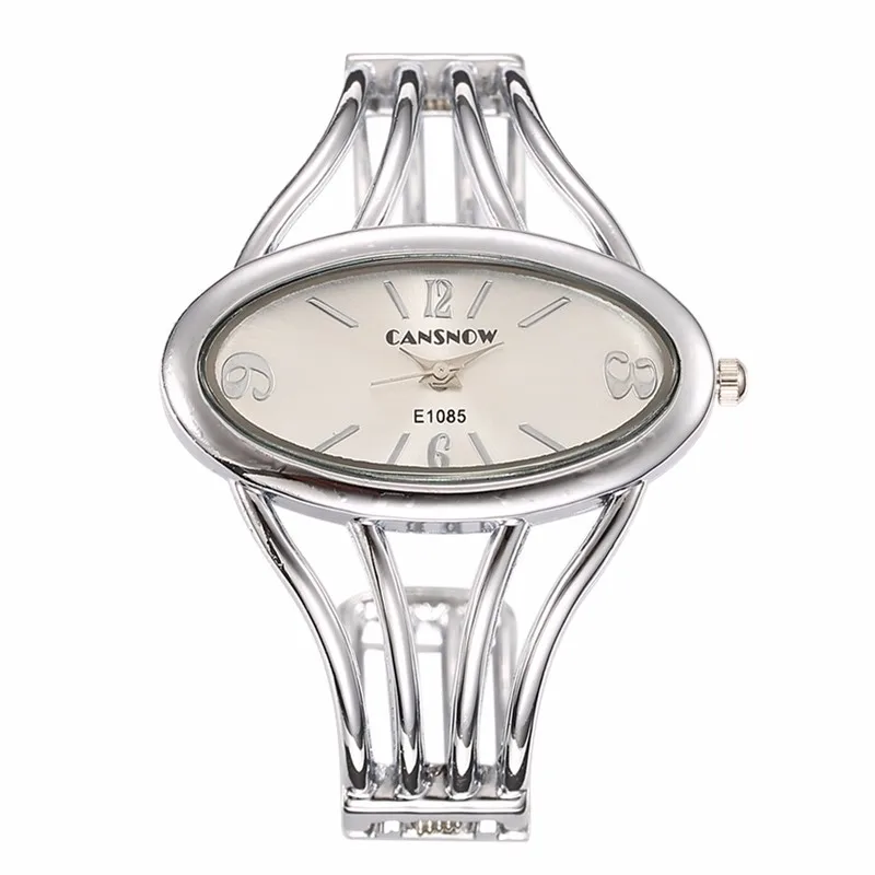 Эллиптические часы с драгоценными камнями новые женские часы с ремешком Прямая модные цифровые кварцевые часы-браслет