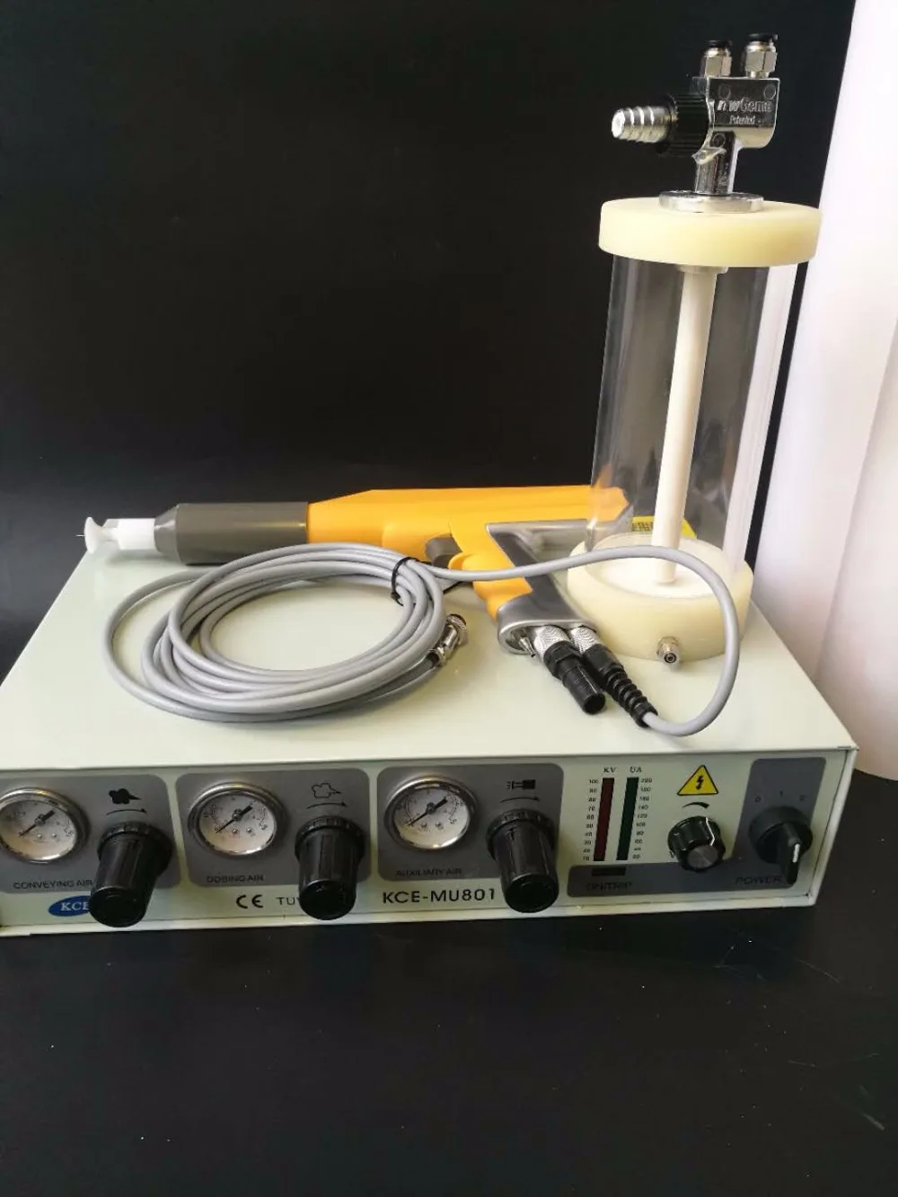  TCCT portable powder paint experiment system electrostatic powder coating machine with electrostati