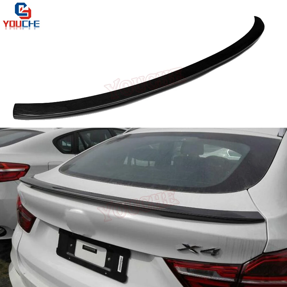 Mperformance Style Rear Spoiler Wing For Bmw X4 F26 2014 2018 Carbon