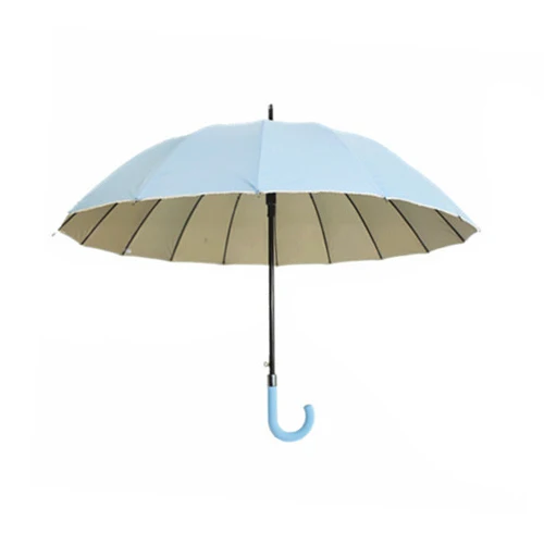 Free Shipping H&L Walking Stick Curved Long handle Rain Sun Umbrella on