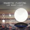 Night Light Magnetic Levitating 13 5CM 3D Moon Lamp 360 Rotating Floating Touch Romantic Gift Home