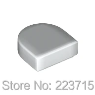

*Flat Tile 1X1 1/2 Circle* Y357 50pcs DIY enlighten block brick part No. 24246 Compatible With Other Assembles Particles