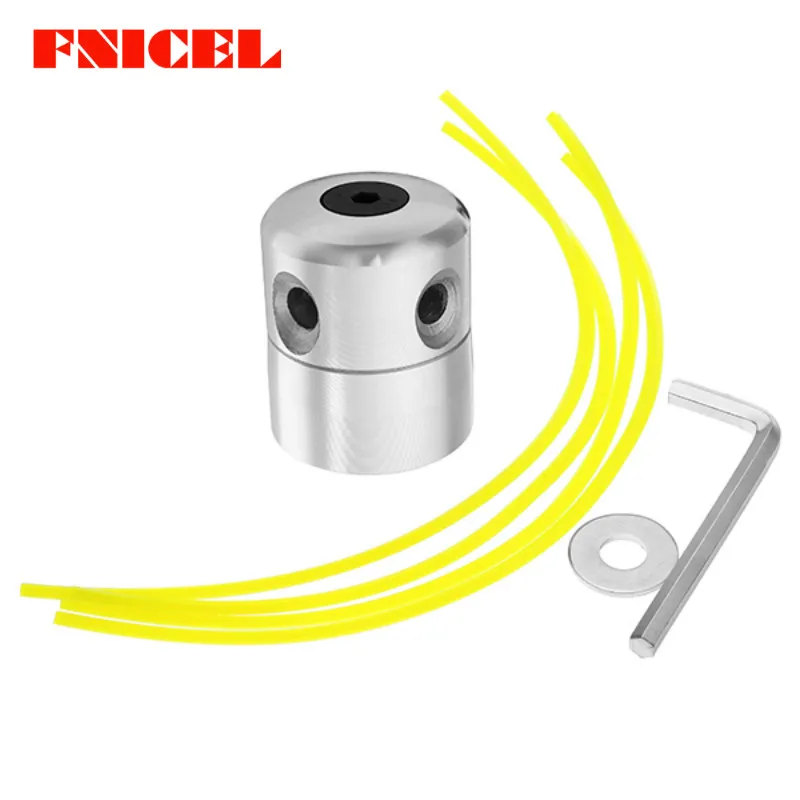 Алюминиевая газонокосилка с 4 линиями, кусторезная головка, аксессуары для газонокосилки, режущая линия, головка для замены Strimmer