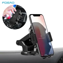 FDGAO Быстрое беспроводное автомобильное зарядное устройство 10 Вт Qi Быстрая зарядка автомобильный держатель телефона для iPhone X XS Max XR 8 Sumsang S10 S9 Xiaomi Mi 9