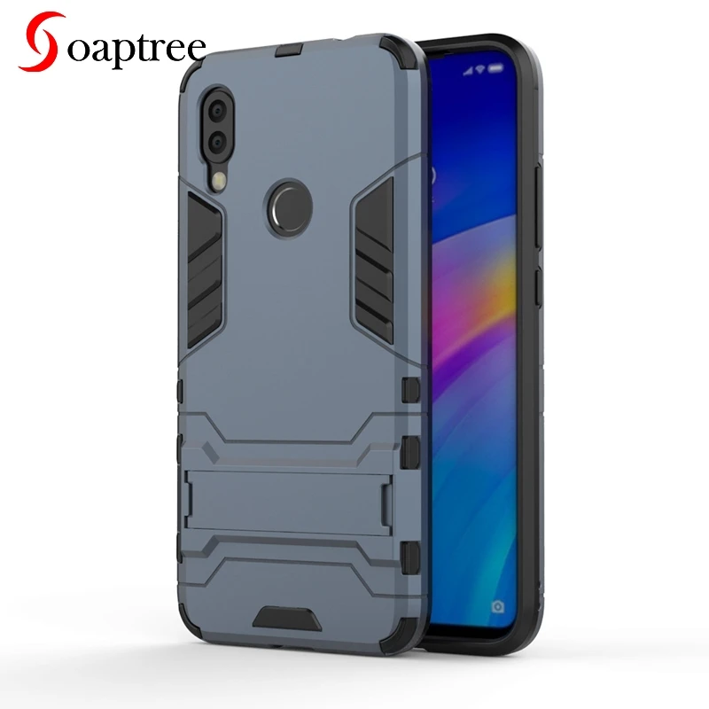 

Soaptree Case For Xiaomi Redmi 7 Case Armor Silicon TPU + PC Anti-knock Cover For Xiaomi Redmi S3 Y3 Covers 6.26 inch