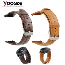 Шестерни S3 Frontier/классические 22 мм Натуральная кожа ремешок сменный ремешок для наручных часов для samsung Шестерни S3 Frontier/классический