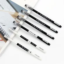 3 шт. BZNVN офисные аксессуары творческая авторучка личности черная ручка 0,5 мм Простая ручка, письменные принадлежности Студенческая письменная ручка