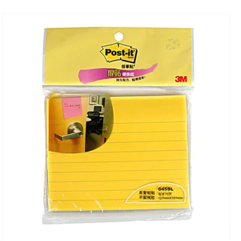 

70 sheets per pad 3pad a lot 127mm*101mm big size sticky notes with Horizontal line 3M post it Notepaper 645SL Postite Sticky