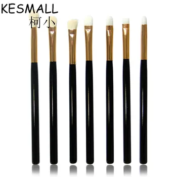 

KESMALL 7 Pcs Makeup Brush Set Cosmetics Foundation Blending Blusher Makeup Tools Powder Eyeshadow Maquiagem Brush Kit CO338