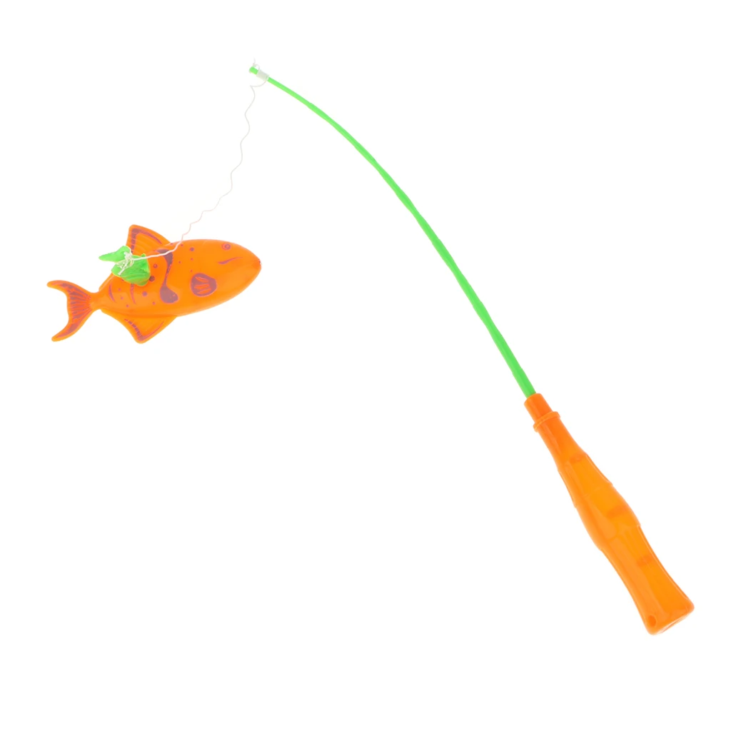 Environmental non-toxic rubber and plastic material Fishing Game Hook Fishing tool Toy for pretend play fishing tool