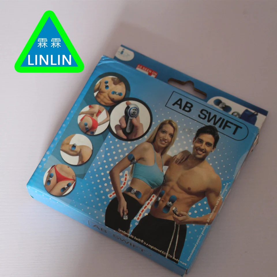 Linlin мини Электрический Импульсный Терапевтический массаж Электронный массажер бабочка массажер для тела синий