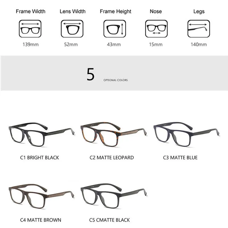 Брендовые винтажные оптические очки по рецепту, оправа для мужчин, линзы для близорукости, мужские очки для чтения, компьютерные очки, анти синий светильник, UV400