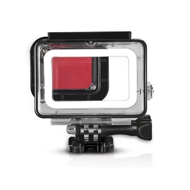 Anordsem для Gopro аксессуары набор для Gopro Hero7 5 6 Крепление камеры водонепроницаемый корпус Чехол с силиконовым объективом защитная пленка