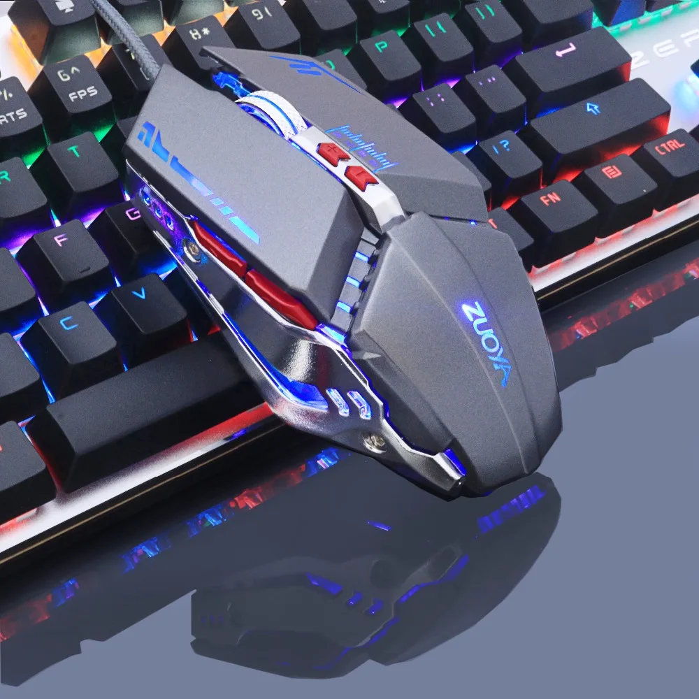 Игровая мышь ZUOYA для профессиональных геймеров регулируемая 8D 3200 точек/дюйм