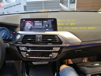 

Yimaautotrims Central Control Instrument Decoration Panel Cover Trim ABS Fit For BMW X3 G01 2018 2019 2020 Matte / Carbon Fiber