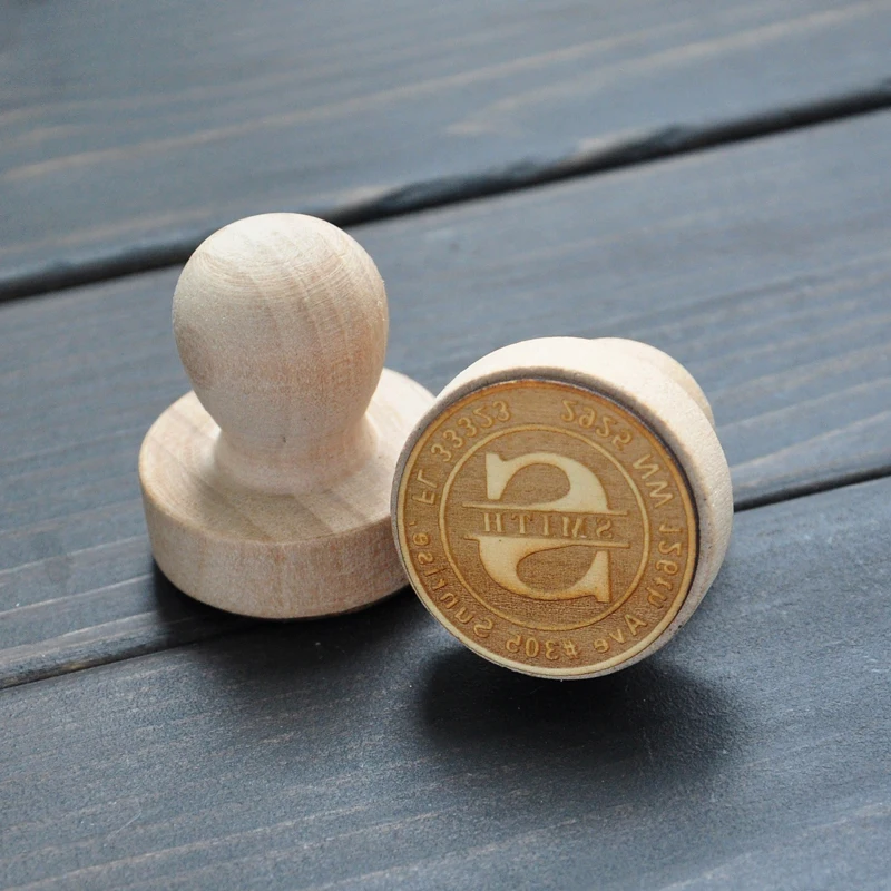  Wedding Favor Stamp Custom Return Address Stamp Personalized Wooden Pole Wedding Invitation Stamp