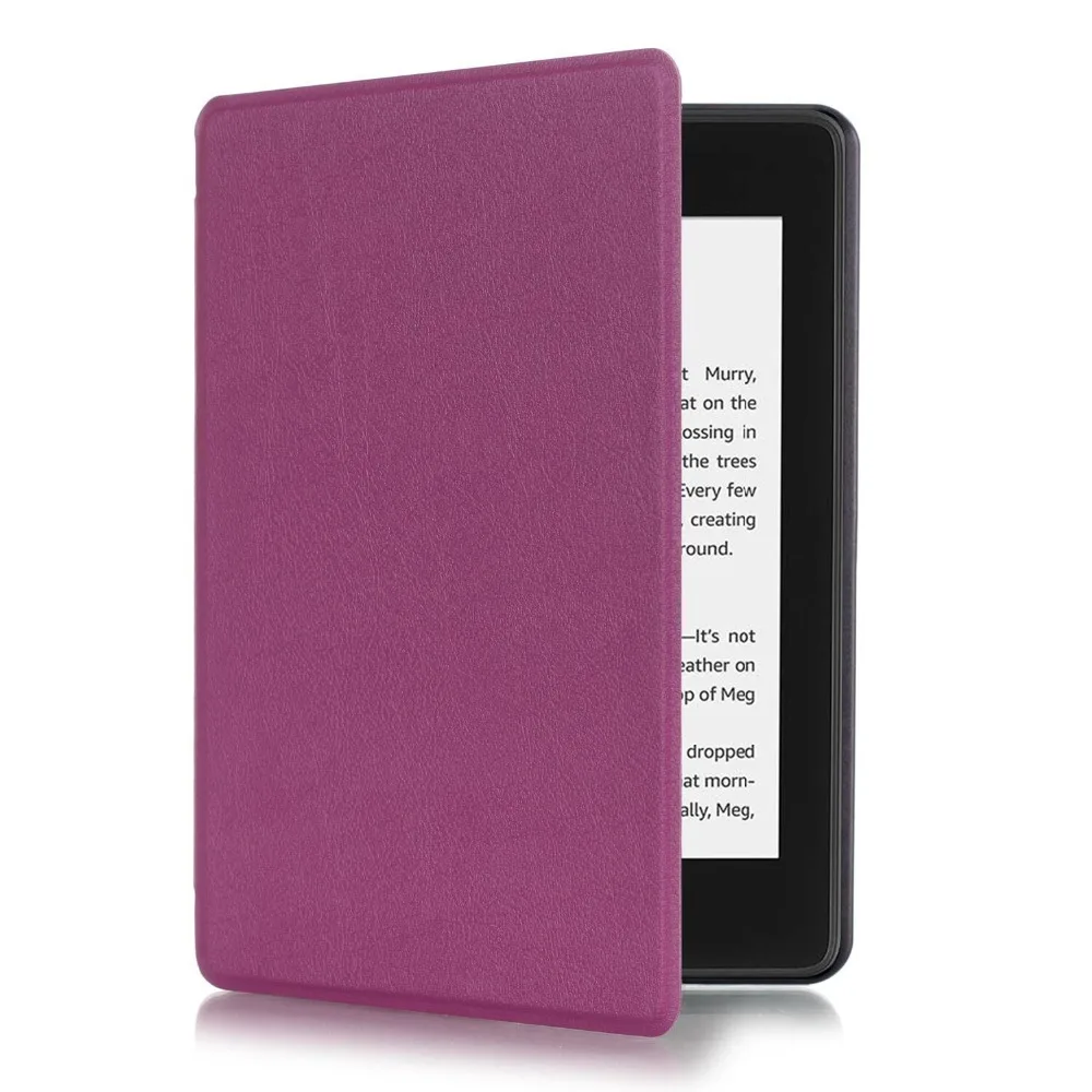 Чехол UTHAI для Amazon Kindle Paperwhite4, кожаный чехол для Kindle Paperwhite, чехол с функцией сна и пробуждения