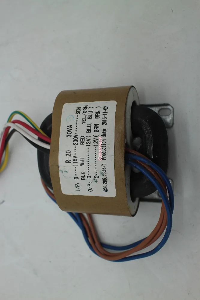 RN20 115V 230V 30W R Core Headphon amp preamplifier Transformer 12V 12V