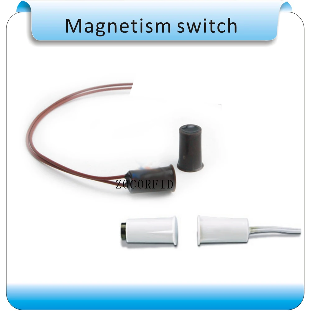 imágenes para Envío gratis 10 unids circular de Alambre Sensor Magnético Sensor Magnético de La Puerta Interruptor de Control de Acceso (blanco + café) imágenes para Envío gratis 10 unids circular de Alambre Sensor Magnético Sensor Magnético de La Puerta Interruptor de Control de Acceso (blanco + café)