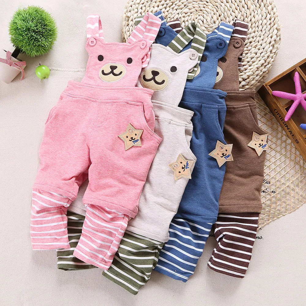 

Free shipping baby cotton casual overalls,children baby boys and girls infant jumpsuit