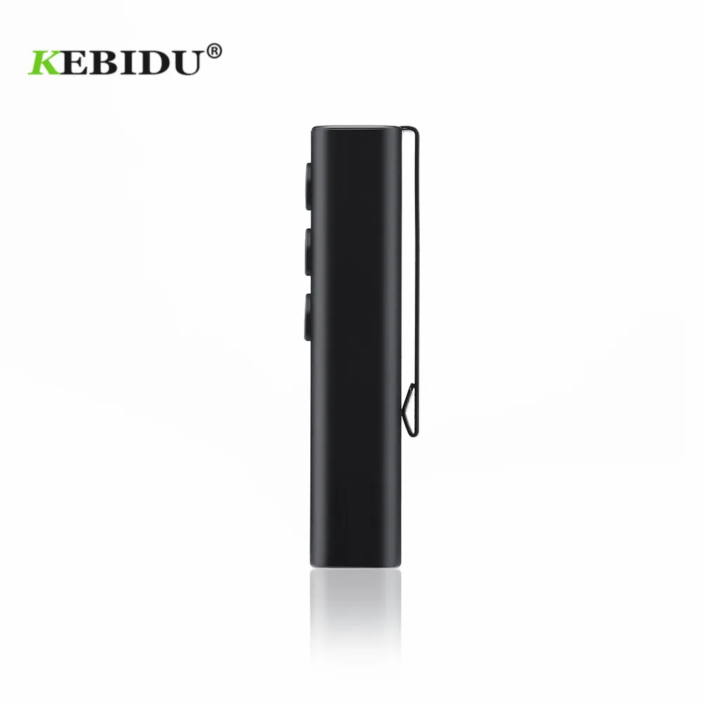 KEBIDU V5.0 беспроводной Bluetooth приемник ручка клип мини аудио AUX 3,5 мм разъем музыка стерео адаптер громкой связи для наушников динамик