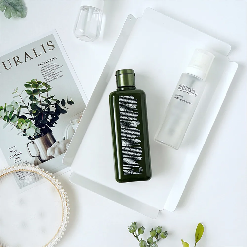 Металлический поднос для хранения в скандинавском стиле Современная