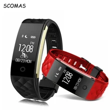 Scomas Фитнес трекер Браслет Смарт Часы сердечного ритма Мониторы Bluetooth Беспроводной Водонепроницаемый IP67 умный Браслет