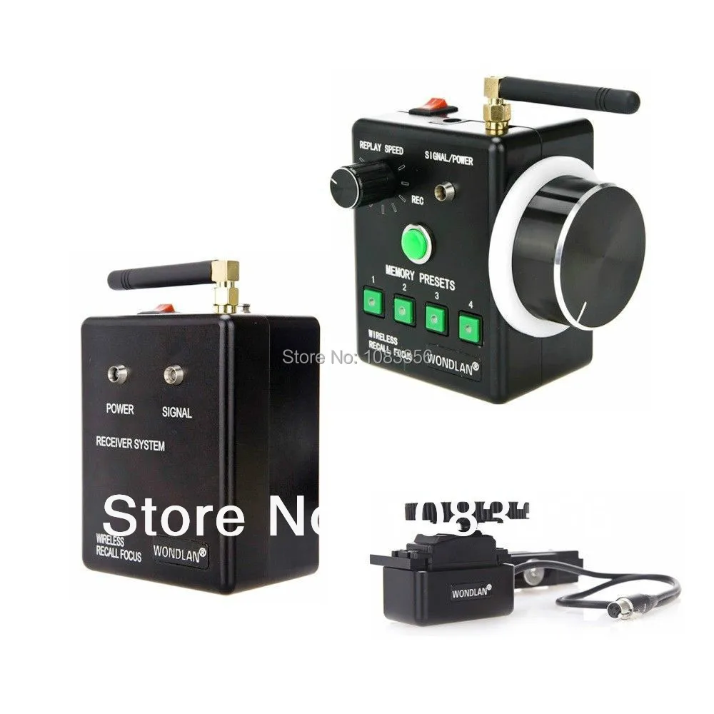 WONDLAN 300M Wireless Memonic Follow focus for DSLR Camera Video Rig