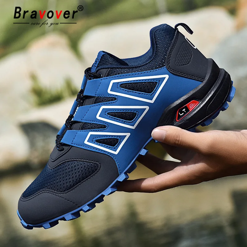 

2019 Hiking Shoes for Man Outdoor Athletics Male Sneakers Breathable Wear-resisting Climbing Mountain Shoes Big Size 39-47