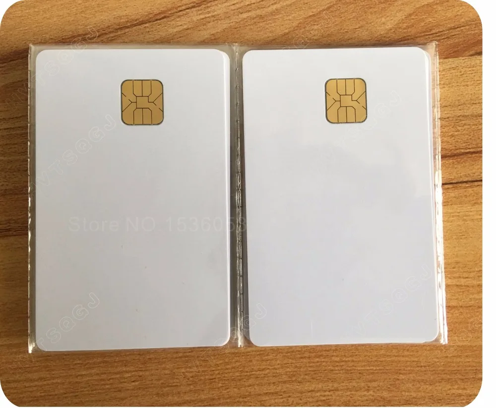 

500 PCS/Lot PVC ISO7816 SLE4428 Chip Contact Smart IC Card For Access Control With Free Shipping