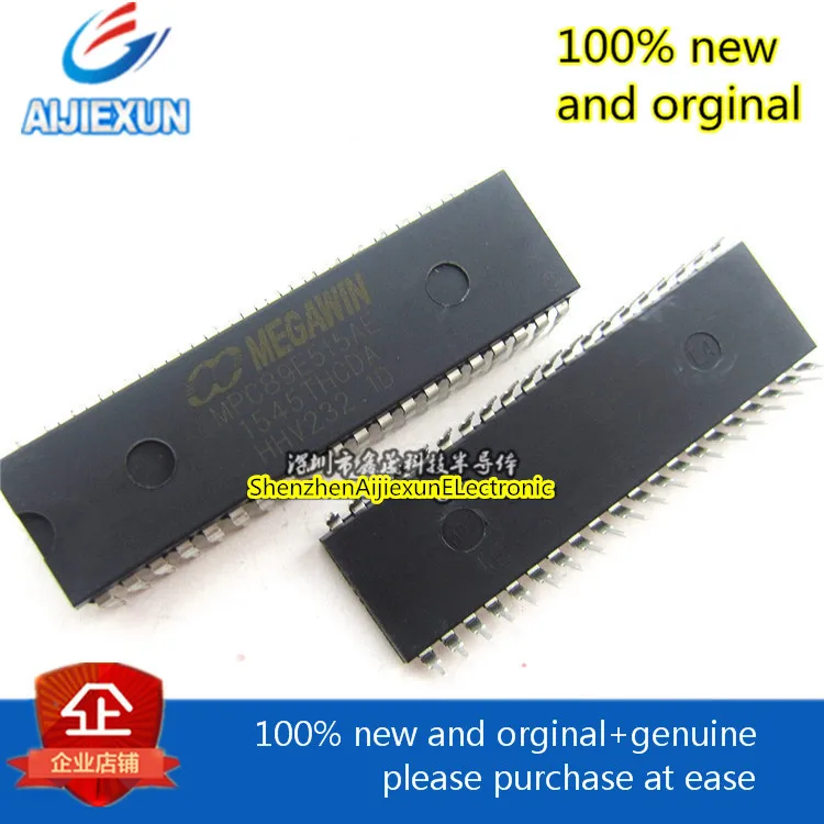 

10PCS MPC89E515AE MEGAWIN MPC89E515 DIP-40 8-bit micro-controller in stock