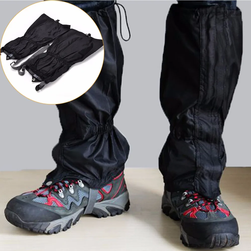 

1 Pair Waterproof Windproof Trekking Walking Climbing Hunting Snow Legging Gaiters Travel Outdoor Hiking Tools