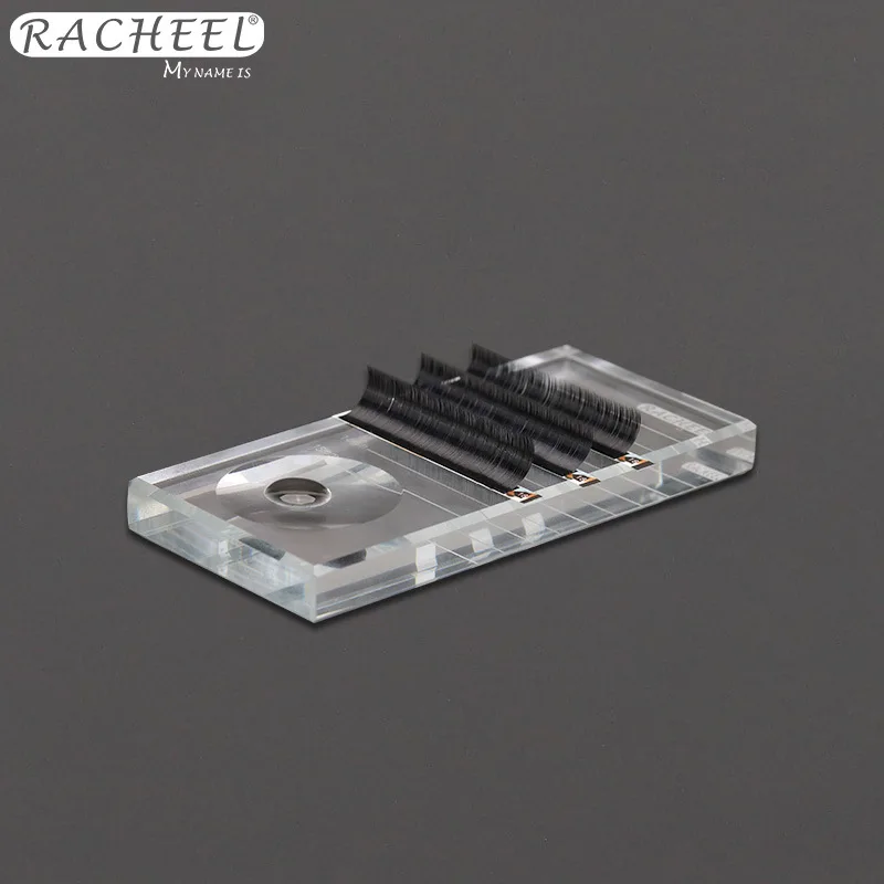 

2016 New Ceramic Lash Tiles Individual Eyelash Extension Pallet Smart Glue Ring False Eyelashes Adhesive Glue Holder 2 in 1