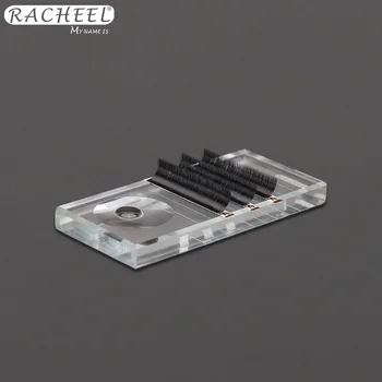 

2016 New Ceramic Lash Tiles Individual Eyelash Extension Pallet Smart Glue Ring False Eyelashes Adhesive Glue Holder 2 in 1