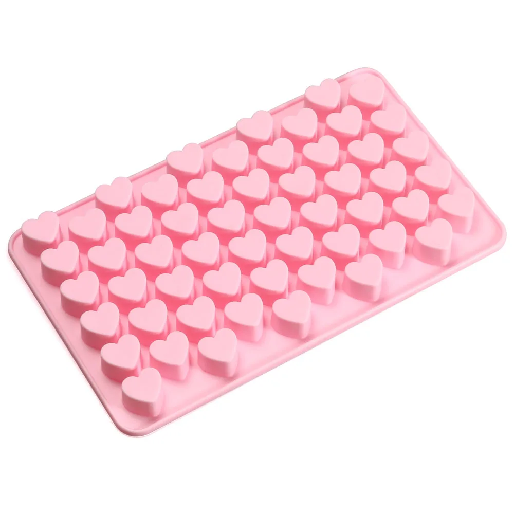 detail silicone mold 55 holes heart shape 01
