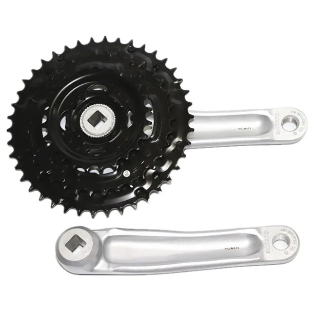 SHIMANO FC-M171 MTB Звездочка 170 мм 42-34-24T/48T-38-28T 7/8 скорость квадратное отверстие звездочка