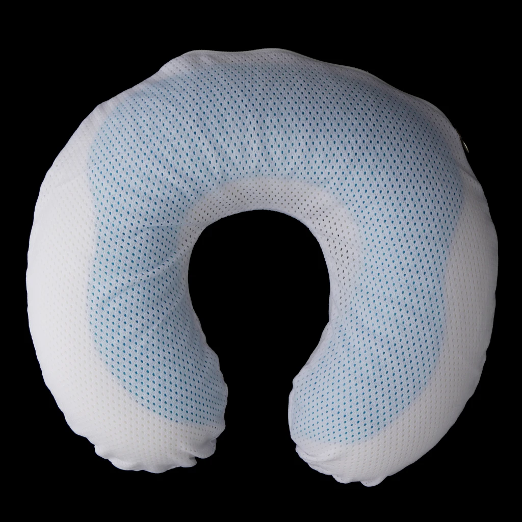 Strong Support Foam Cushion Wheelchair Seat Bedsore Hemorrhoids Pad + Memory Foam Gel Cool U Shaped Travel Pillow