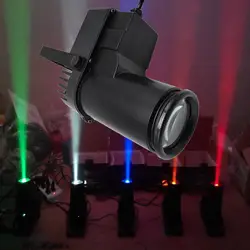 DMX DJ софит RGBW 4IN1 10 Вт светодиодный стирка узкий пучок освещение прожектор для танцпола праздника Вечерние