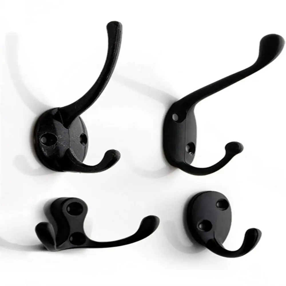 

Zinc Alloy Bronze Clothes Hangers Wall Hooks Coat Bag Hat Hanging Hooks Bathroom Kitchen Anitque Racks with screws