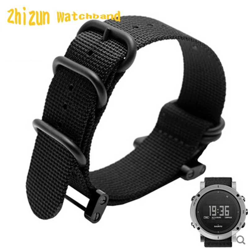 

NEW arrivals Suunto Core Nylon Diver Strap Band Kit w Lugs Adapters 24mm Zulu Nato Watchbands nylon smart bracelet for men