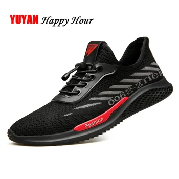 

Ins Sneakers Men Casual Shoes Breathable Mesh Men Shoes Luxury Brand Fashion High top Sneakers Male Black Shoes KA943