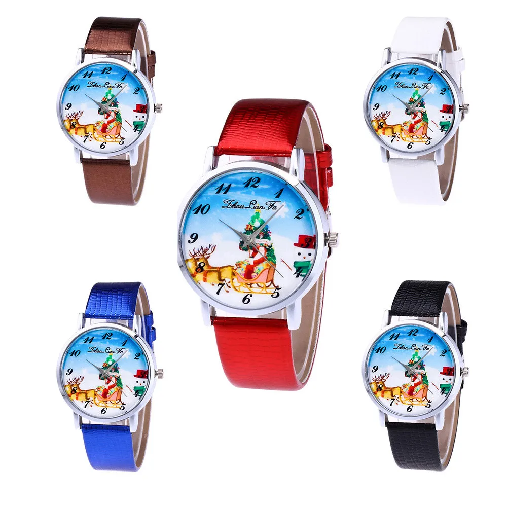 

Christmas Women's Casual very charming for all occasions Quartz Silicone strap Band Watch Analog Wrist Watch Women Clock reloj