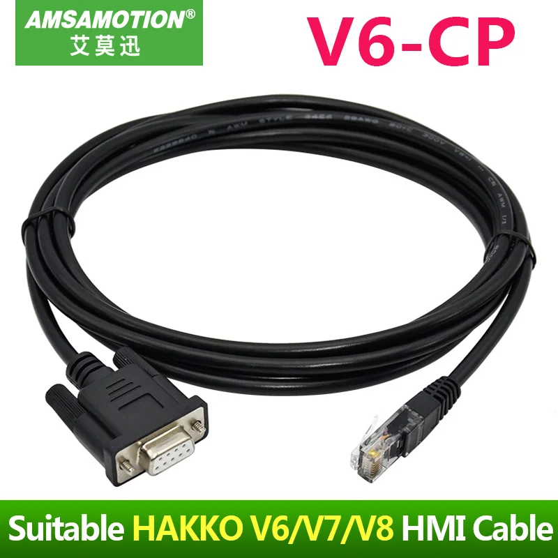 Painel de Toque Cabo de Programação Rs232 ao Cabo de Comunicação Adequado Hakko v8 Série Hmi Dados Adaptador Rj45 V6-cp v6 v7