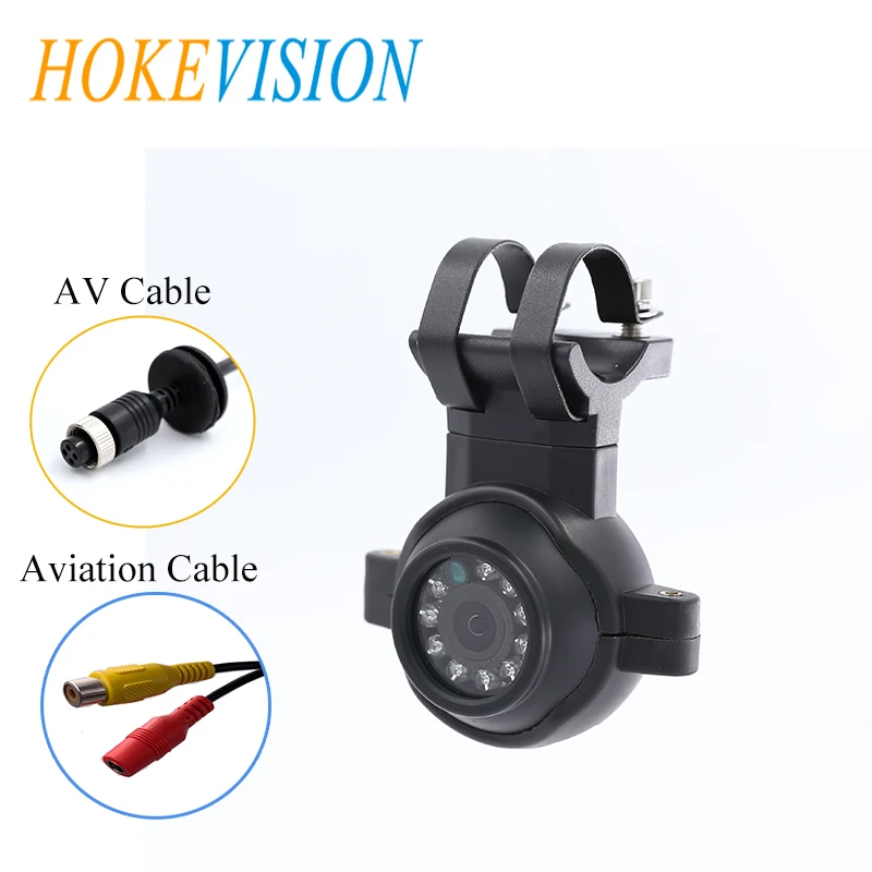 

HOKEVISION Rear Camera Heavy Duty 18 LED IR Night Vision Waterproof IP68 for Bus/Truck/Coach side view camera