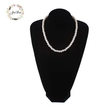 Модные женские Чокеры жемчужное ожерелье 2 цвета искусственное жемчужное ожерелье для женщин ожерелье ювелирные изделия