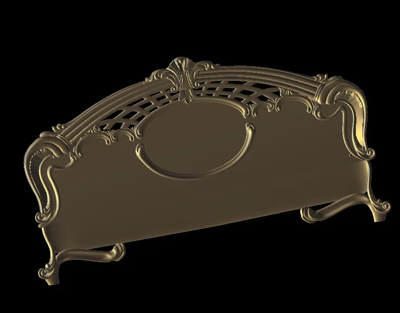 2 шт. кровать 3D модель рельеф STL модели для ЧПУ резьба по дереву машины гравировки